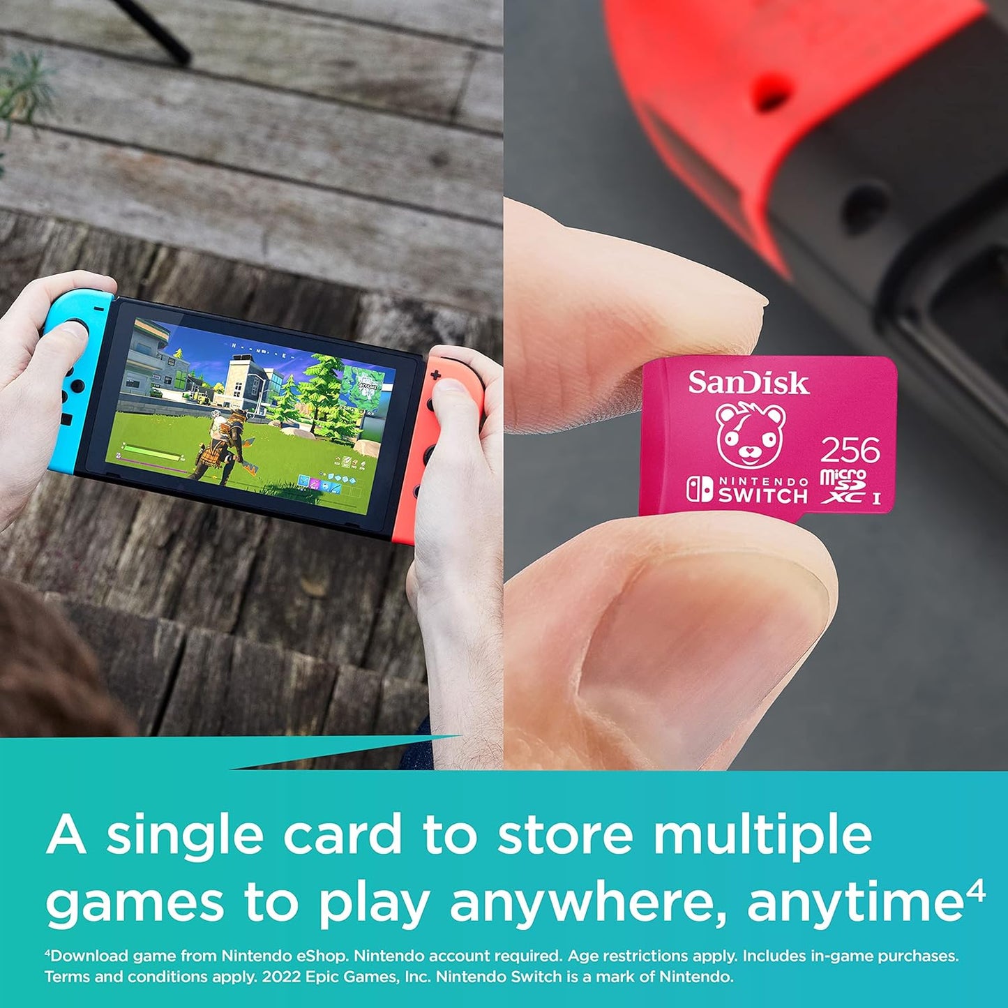 SanDisk 256GB microSDXC Card, Licensed for Nintendo-Switch - SDSQXAO-256G-GNCZN image 5