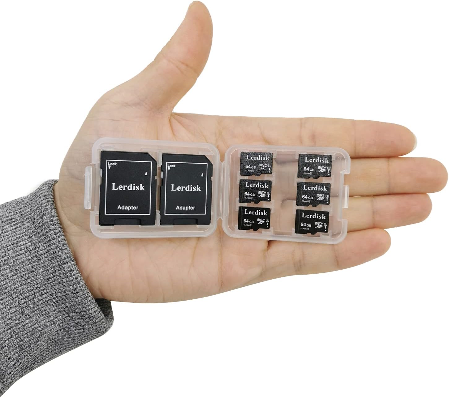 Factory Wholesale Micro SD Card 64GB U3 Pack of 6 in Bulk MicroSDXC UHS-I C10 with SD Adapter Produced by Authorized Licencee(64GBX6) image 12