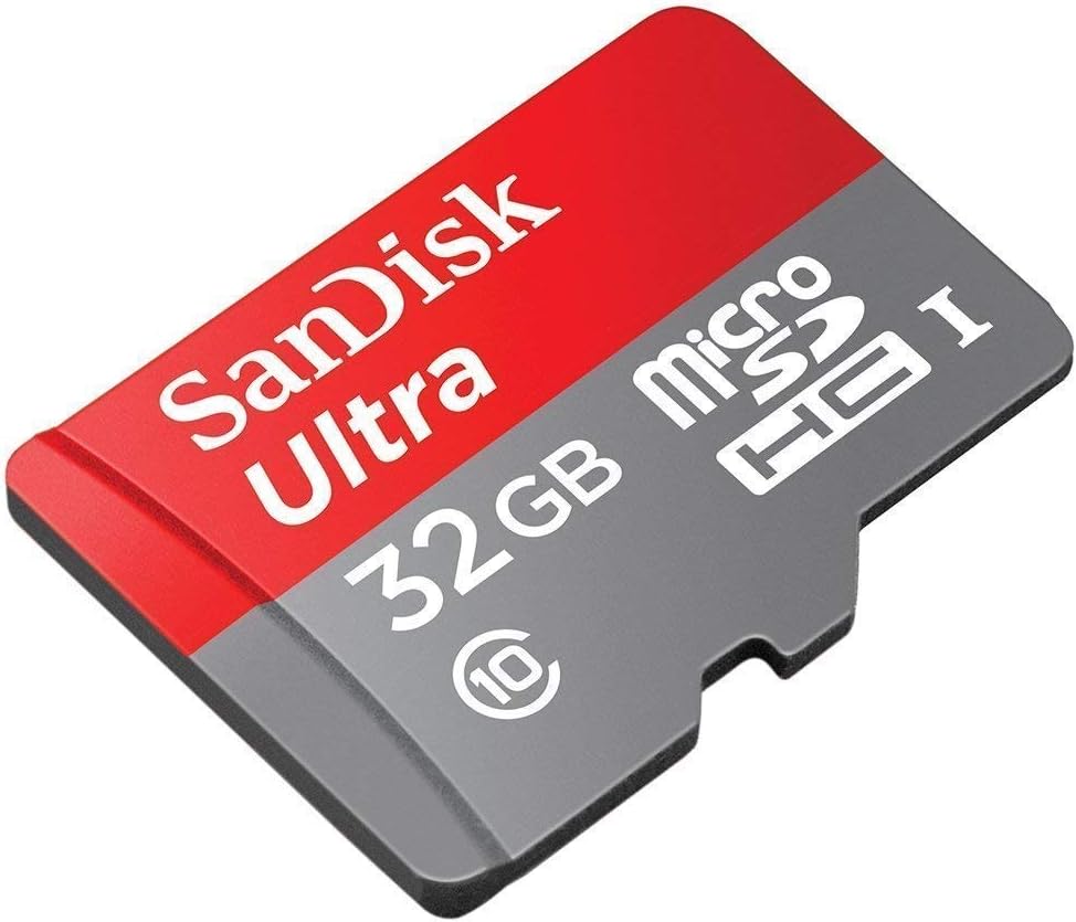 SanDisk Ultra 32GB Micro SD SDHC Memory Flash Card (5 Pack) UHS-I Class 10 SDSQUAR-032G-GN6MN Wholesale Lot Bundle with 5 Plastic Jewel Cases and Everything But Stromboli Card Reader