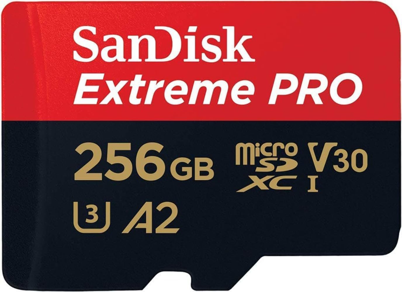 SanDisk Extreme Pro Micro SDXC UHS-I U3 A2 V30 Memory Card (256GB)