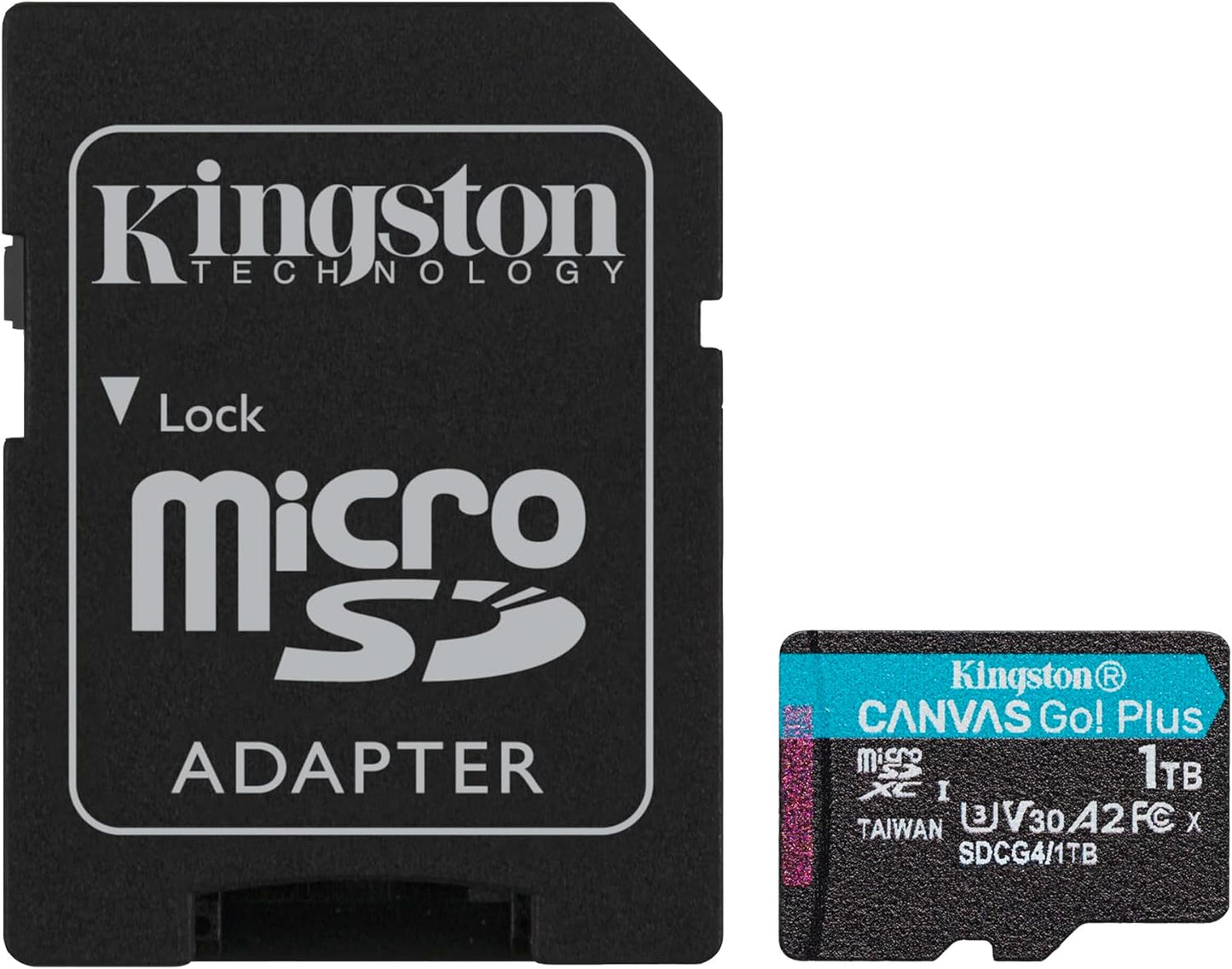 Kingston Canvas Go Plus 128GB microSD Card | Up to 200MB/s | Class 10, UHS-I, U3, V30, A2 | SDCG4/128GB