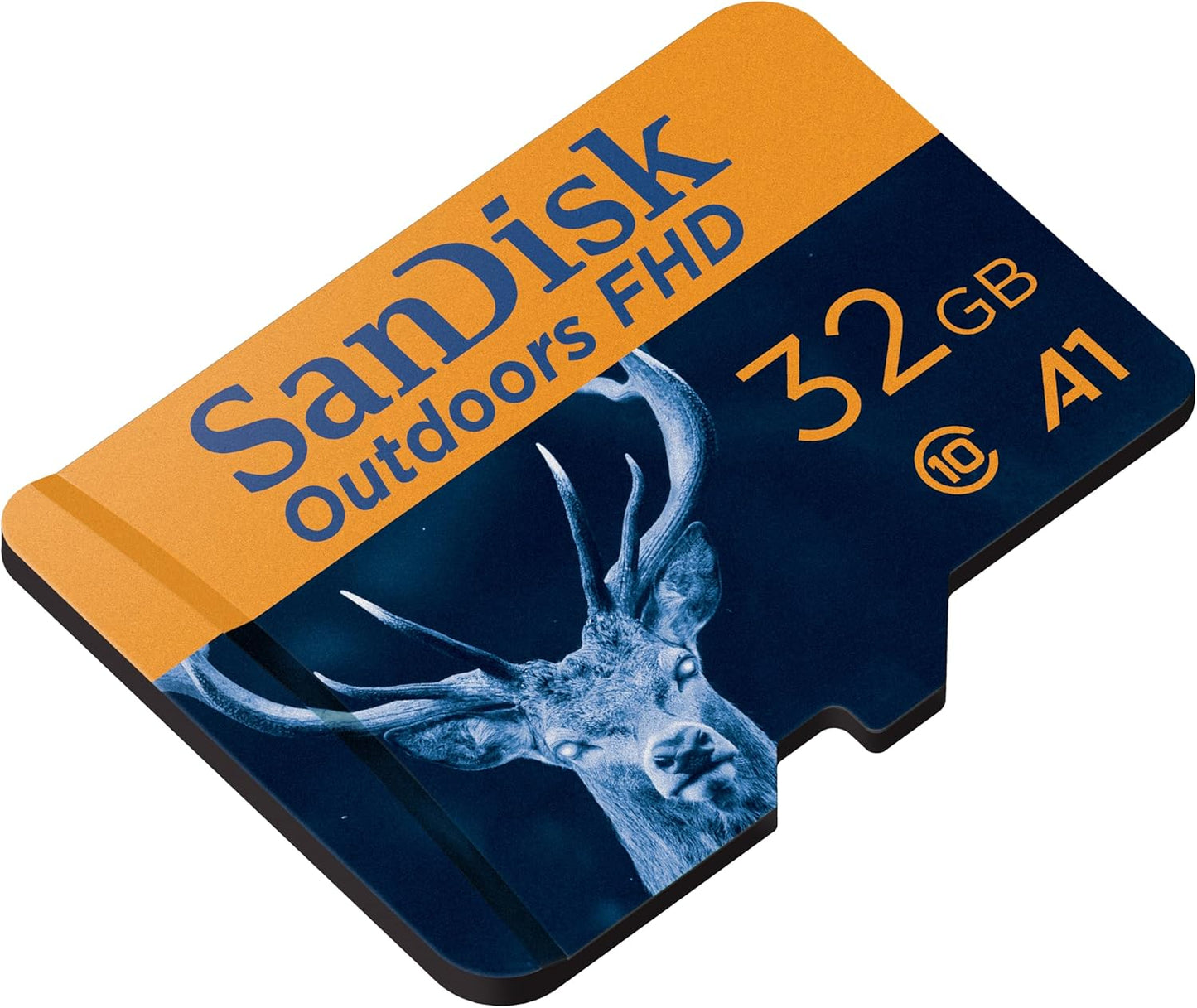SanDisk 32GB 2-Pack Outdoors FHD microSDHC UHS-I Memory Card with SD Adapter (2x32GB) - Up to 100MB/s, Full HD, C10, A1, Trail Camera Micro SD Card - SDSQUNR-032G-GN6VT
