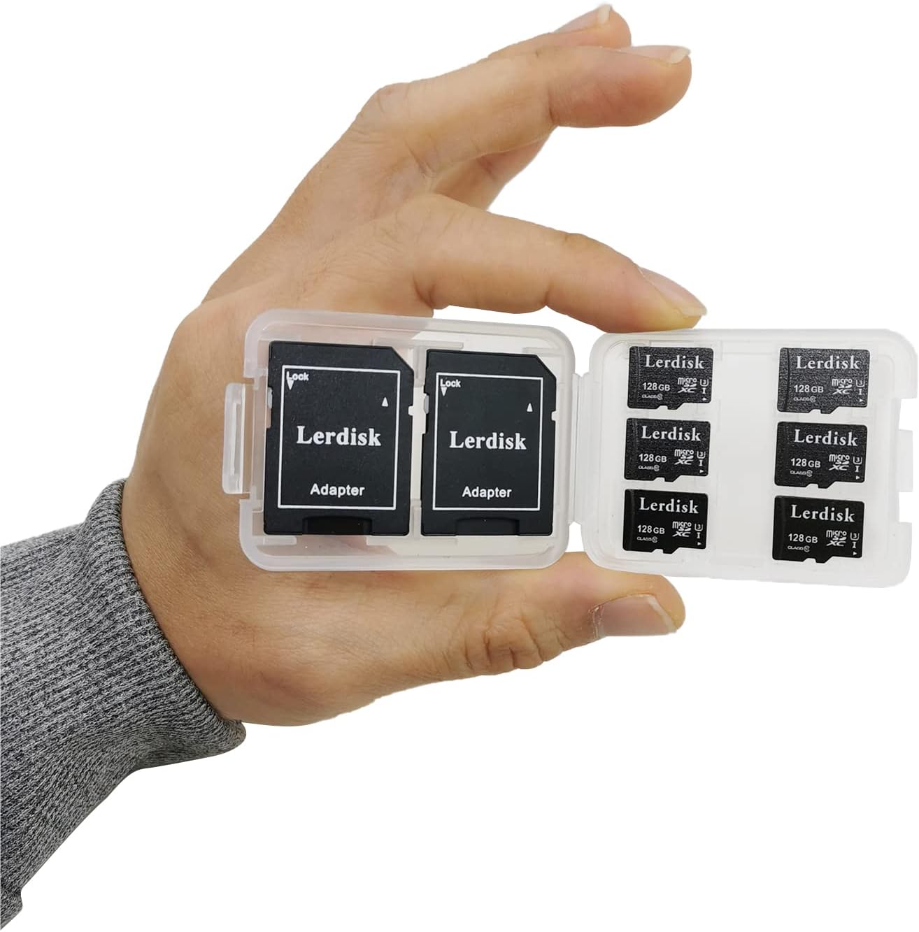Factory Wholesale Micro SD Card 64GB U3 Pack of 6 in Bulk MicroSDXC UHS-I C10 with SD Adapter Produced by Authorized Licencee(64GBX6) image 11